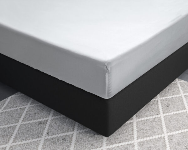 Satijnen Hoeslaken Wit 160 x 200 - Afbeelding 3