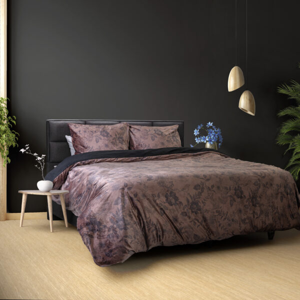 Signature Velvet Katoen Jonas Bruin 140 x 220 - Afbeelding 2