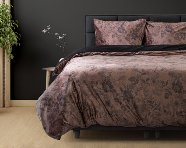 Signature Velvet Katoen Jonas Bruin 140 x 220 - Afbeelding 3