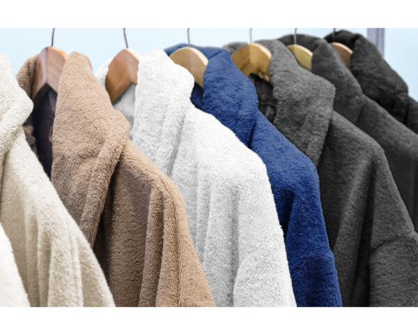 Soft Terry Badjas Zwart L-XL - Afbeelding 4