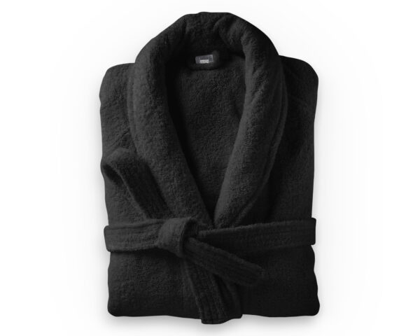 Soft Terry Badjas Zwart L-XL - Afbeelding 5