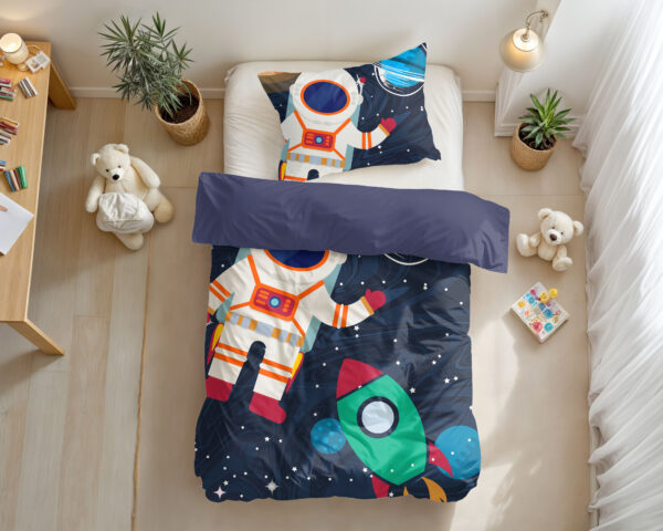 Space man 2 Blauw 140 x 200/220 - Afbeelding 2