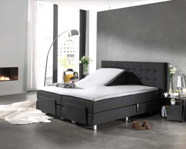 Splittopper Katoen Hoeslaken Wit 160 x 220