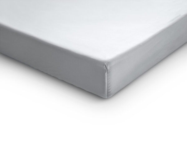 Splittopper Satijn Hoeslaken Wit 180 x 220 - Afbeelding 4