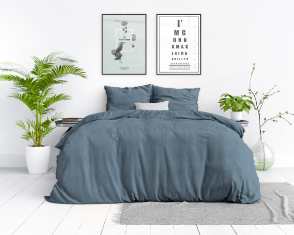 Stone washed Blauw 140 x 200/220 - Afbeelding 4