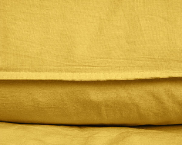 Stone washed Mustard 200 x 200/220 - Afbeelding 5