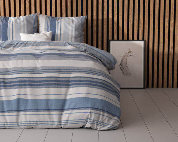 Stripy Blauw 140 x 200/220 - Afbeelding 3