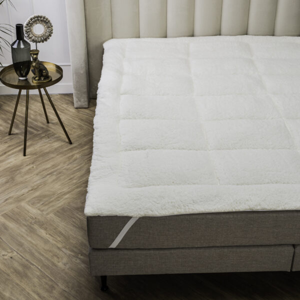 Teddy Sherpa Oplegmatras 90 x 200 - Afbeelding 2