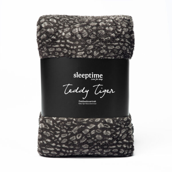 Teddy Tiger Zwart 200 x 200/220 - Afbeelding 2