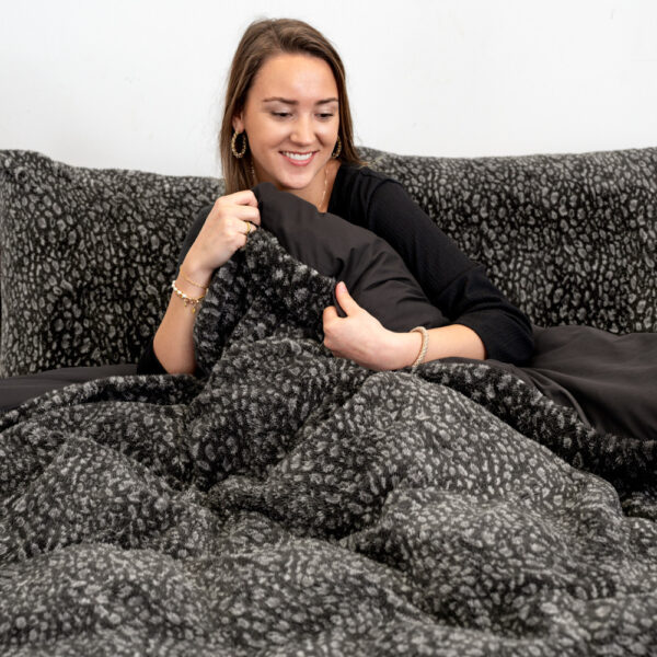 Teddy Tiger Zwart 200 x 200/220 - Afbeelding 5