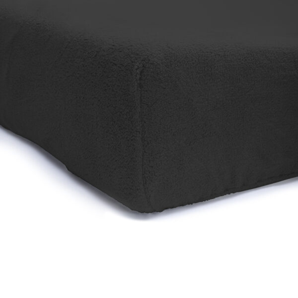 Teddy hoeslaken Antraciet 180 x 200 - Afbeelding 4