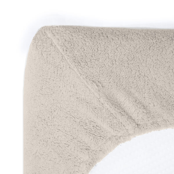 Teddy hoeslaken Creme 140 x 200 - Afbeelding 4