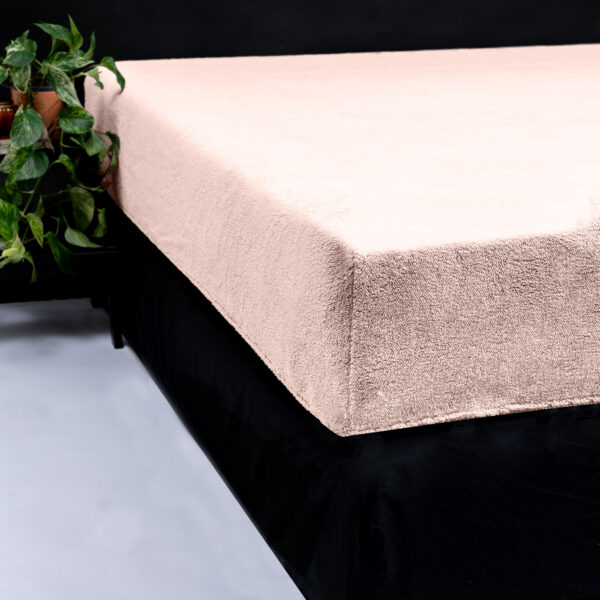 Teddy hoeslaken Roze 90 x 200 - Afbeelding 4