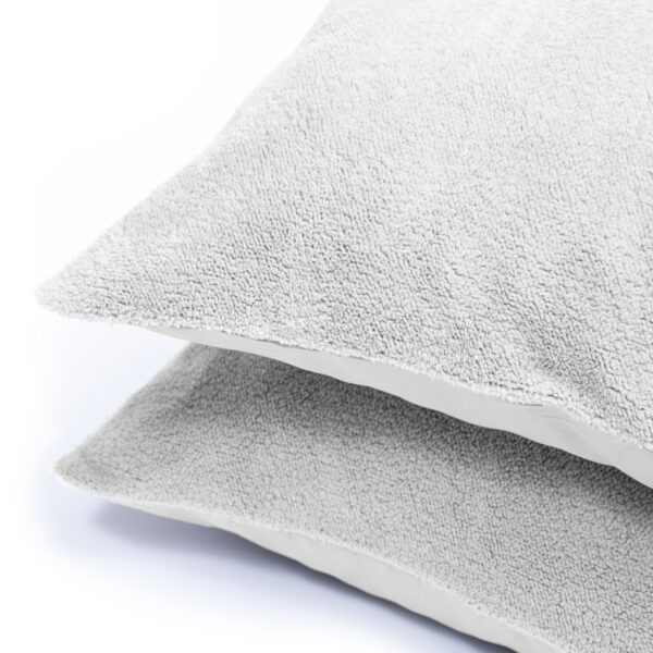 Teddy kussenslopen 2pack Grijs 60 x 70 - Afbeelding 3