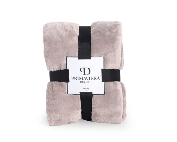 Teddy plaid Poeder Roze 150 x 200 - Afbeelding 3
