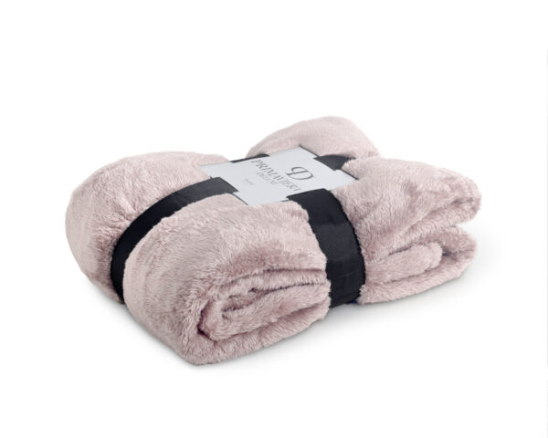 Teddy plaid Poeder Roze 150 x 200 - Afbeelding 4