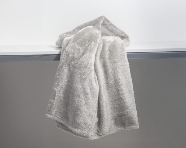 Teddy plaid Taupe 150 x 200 - Afbeelding 2