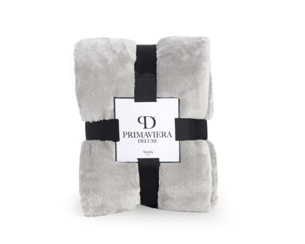 Teddy plaid Taupe 150 x 200 - Afbeelding 3
