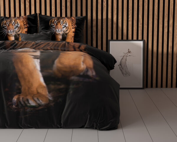 Tiger icon Zwart 140 x 200/220 - Afbeelding 3