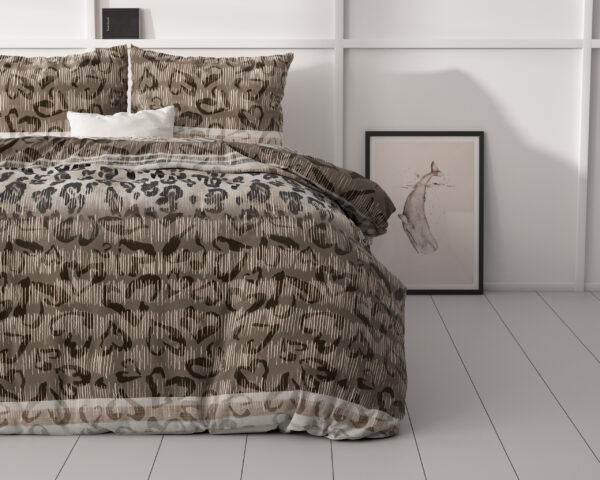 Tiger leopard Taupe 240 x 220 - Afbeelding 2