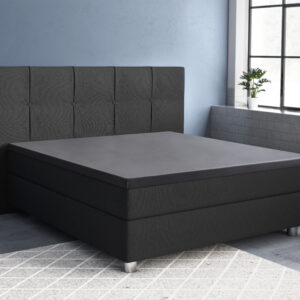 Topper Satijn Hoeslaken Antraciet 90 x 200