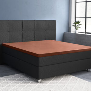 Topper Satijn Hoeslaken Bruin 160 x 200