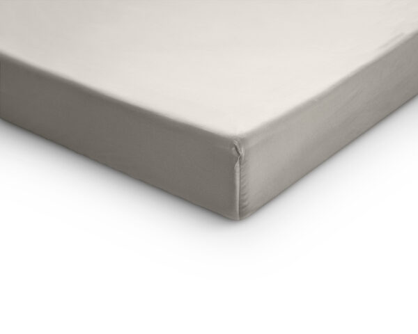 Topper Satijn Hoeslaken Creme 90 x 220 - Afbeelding 4