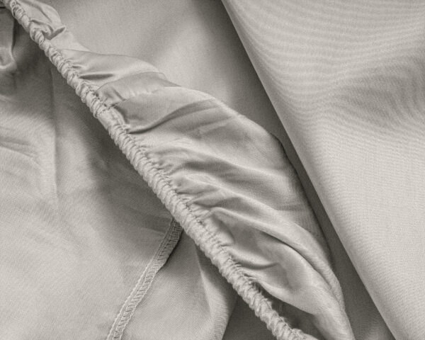 Topper Satijn Hoeslaken Creme 90 x 220 - Afbeelding 5