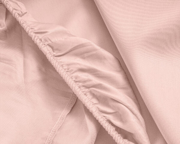 Topper Satijn Hoeslaken Roze 90 x 220 - Afbeelding 5
