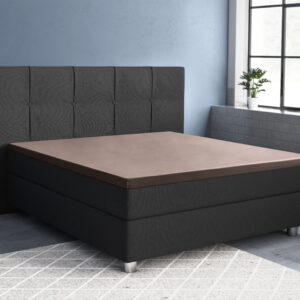 Topper Satijn Hoeslaken Taupe 90 x 220