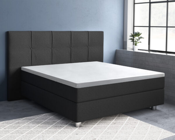 Topper Satijn Hoeslaken Wit 180 x 200 - Afbeelding 3