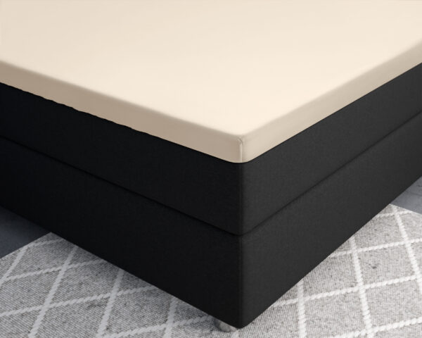 Topper Satijn Hoeslaken Zand 90 x 220 - Afbeelding 3