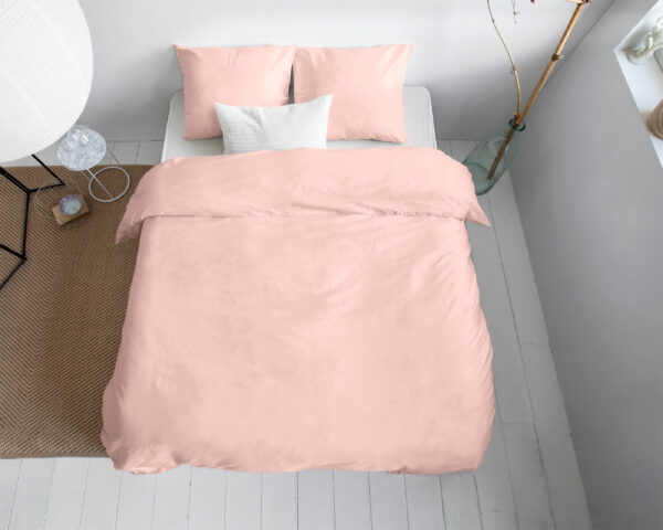 Uni Satijn Dekbedovertrek Roze 240 x 200/220 - Afbeelding 2