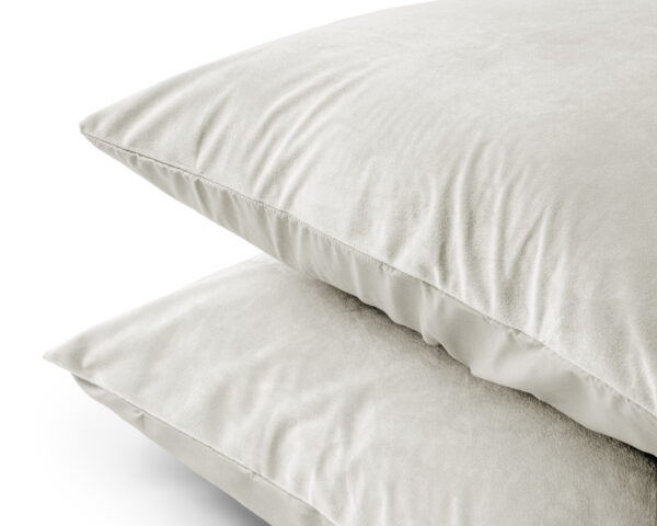 Velvet 2 in 1 kussenslopen Creme 60 x 70 - Afbeelding 3