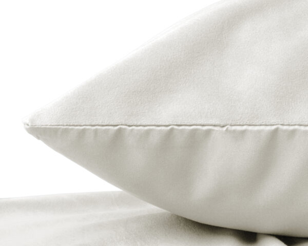 Velvet 2 in 1 kussenslopen Creme 60 x 70 - Afbeelding 4