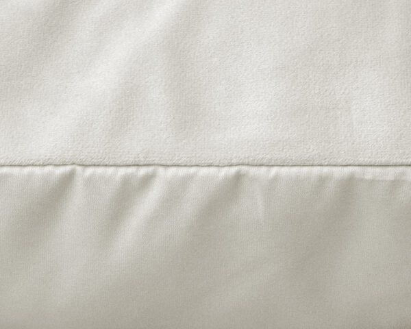 Velvet 2 in 1 kussenslopen Creme 60 x 70 - Afbeelding 5