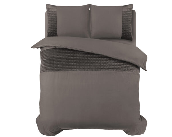 Velvet Band Taupe 140 x 220 - Afbeelding 2