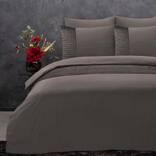Velvet Band Taupe 140 x 220 - Afbeelding 3