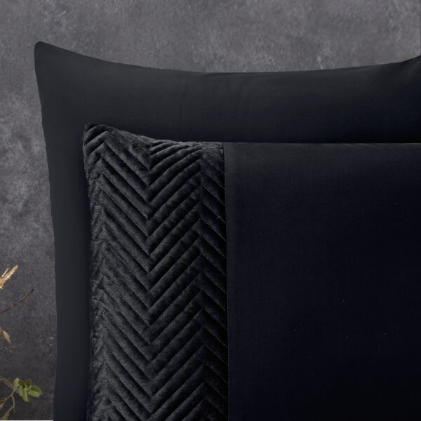 Velvet Crossline Zwart 140 x 200/220 - Afbeelding 3