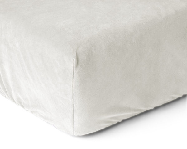 Velvet Hoeslaken Creme 90 x 200 - Afbeelding 4