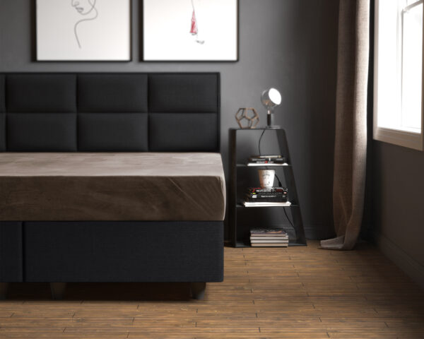 Velvet Hoeslaken Taupe 140 x 200 - Afbeelding 2