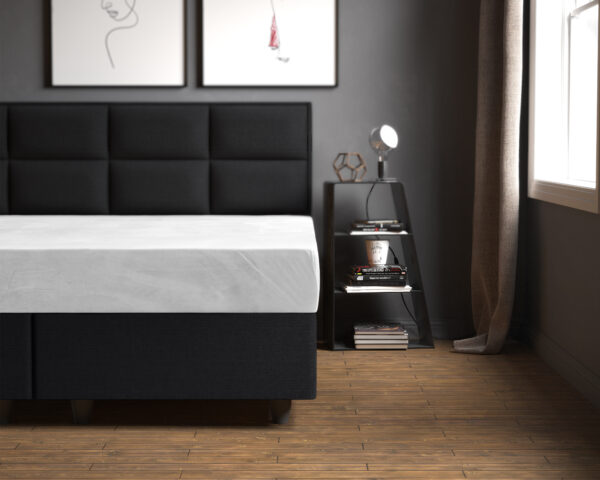 Velvet Hoeslaken Wit 160 x 200 - Afbeelding 2