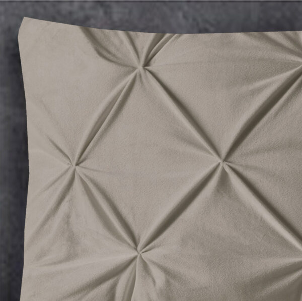 Velvet Pintuck 2pack kussenslopen Zand 60 x 70 - Afbeelding 3
