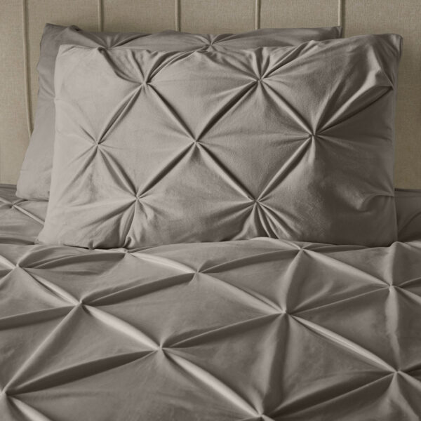 Velvet Pintuck Zand 140 x 200/220 - Afbeelding 4