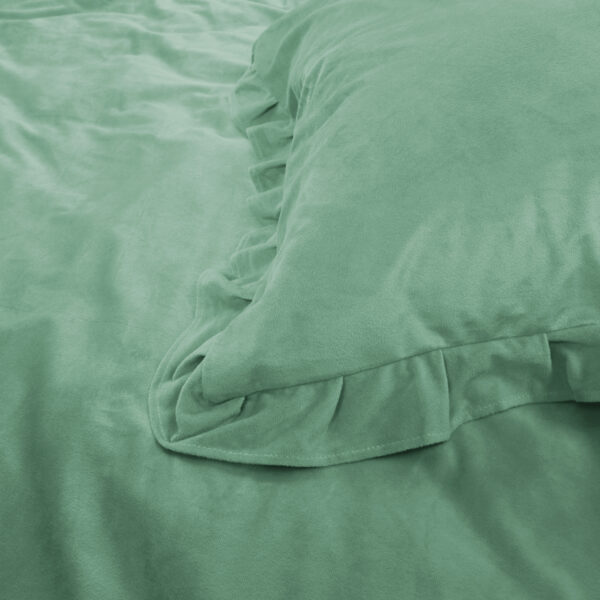 Velvet Ruffles Granite Green 200 x 220 - Afbeelding 2