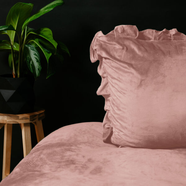 Velvet Ruffles Oud Roze 140 x 220 - Afbeelding 2