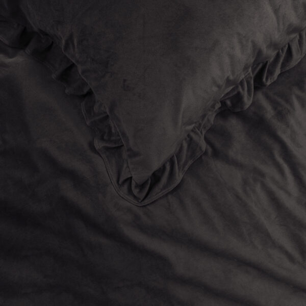 Velvet Ruffles Zwart 240 x 220 - Afbeelding 2