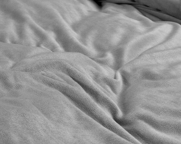 Velvet Uni Dekbedovertrek Grijs 240 x 220 - Afbeelding 4