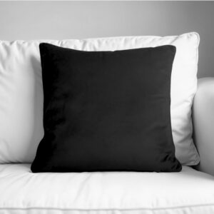 Velvet Zwart 50 x 50