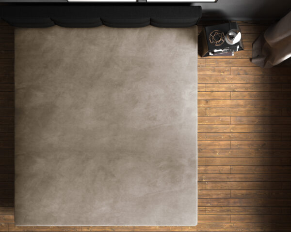 Velvet hoeslaken Taupe/Grijs 90 x 200 - Afbeelding 5